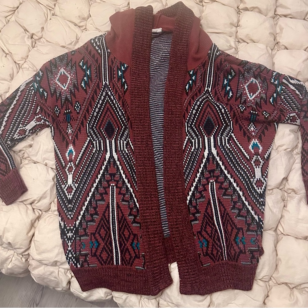 Ecote Urban Outfitters Aztec Southwestern Knit Cardigan Sweater